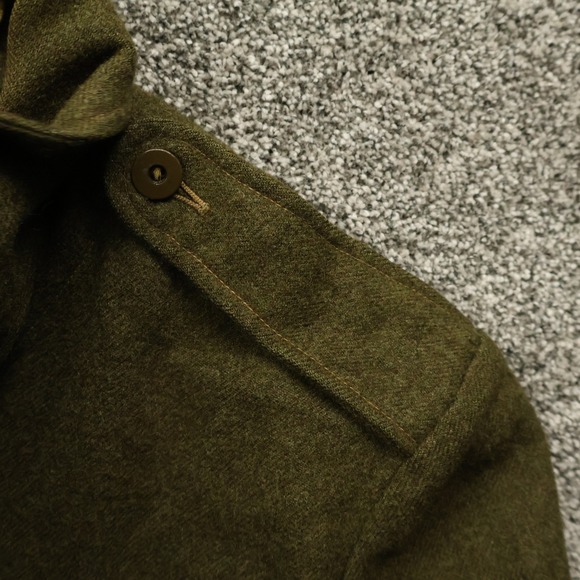 Vintage British Army Jacket Mens 19 1961‎ Khaki Wool Battle Dress Military biker - Picture 10 of 13